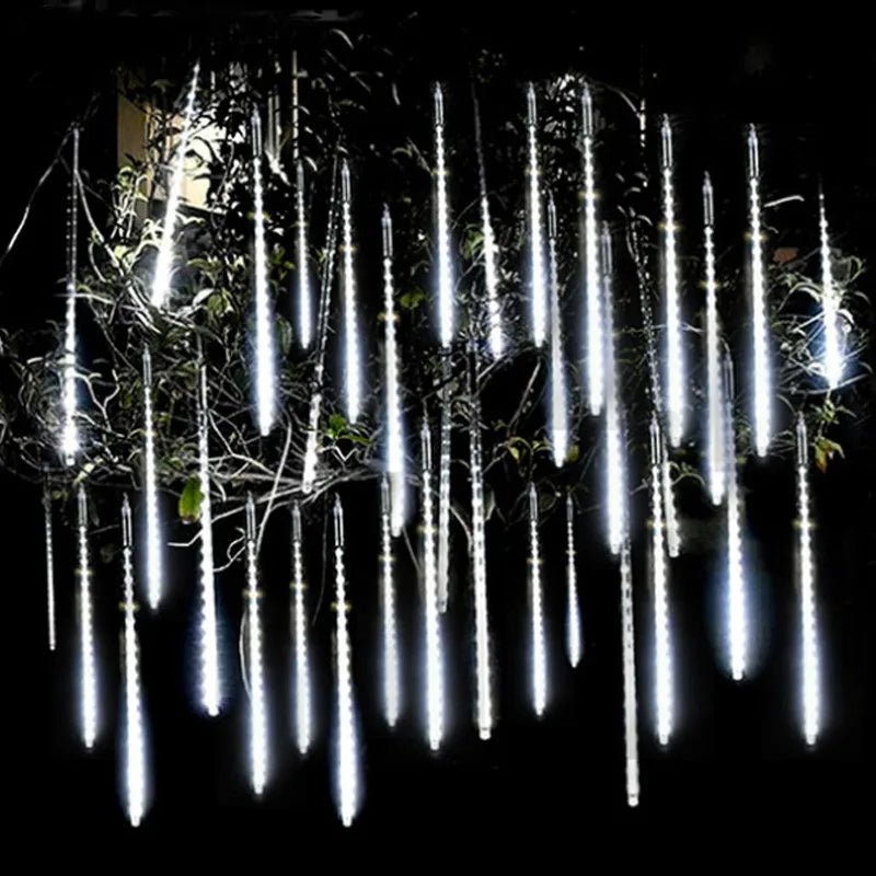 Meteor Shower LED String Lights – Outdoor Falling Rain Drop Fairy Lights for Christmas-SHS248