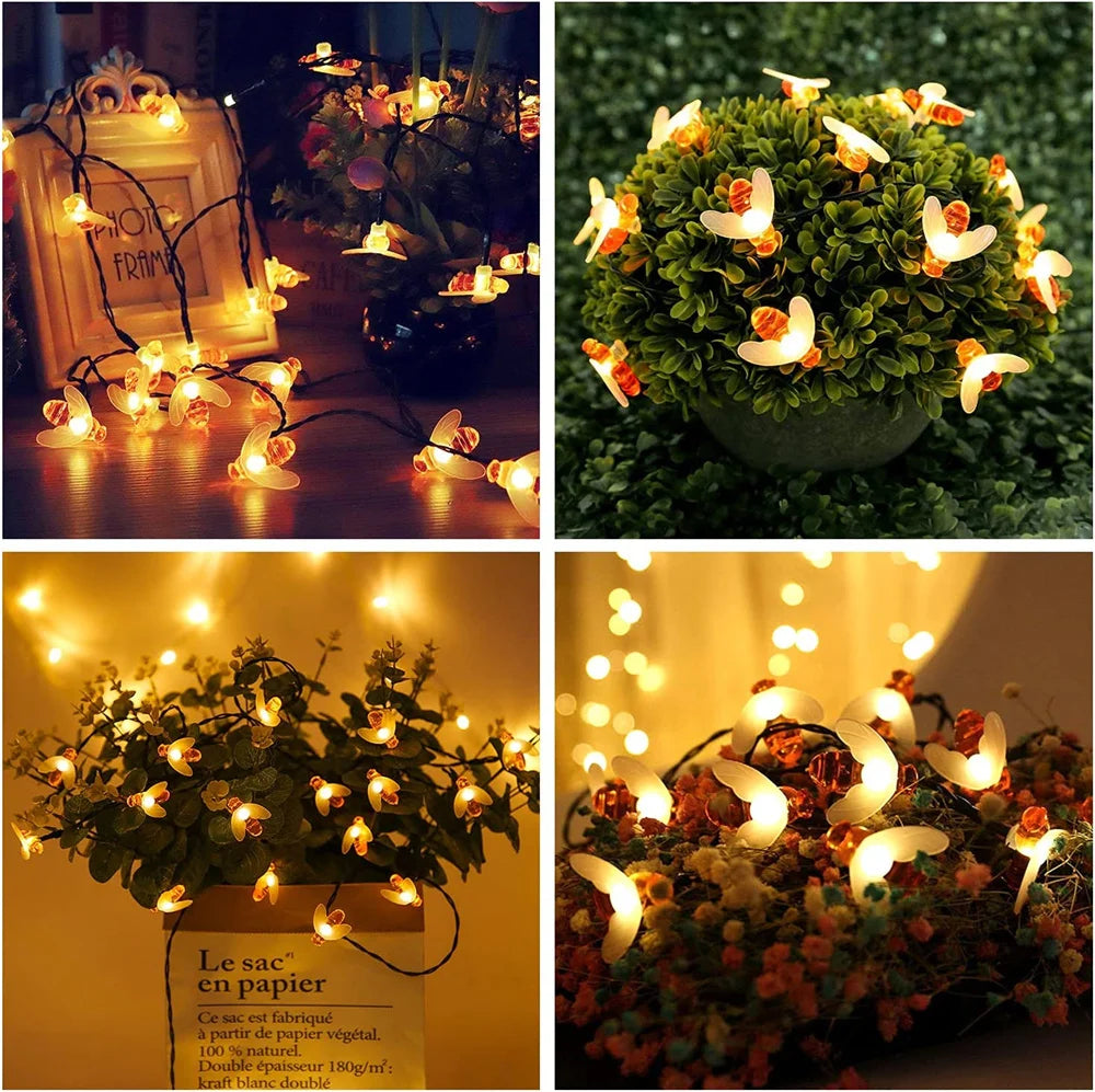 Bee Glow Fairy Lights -SHS203