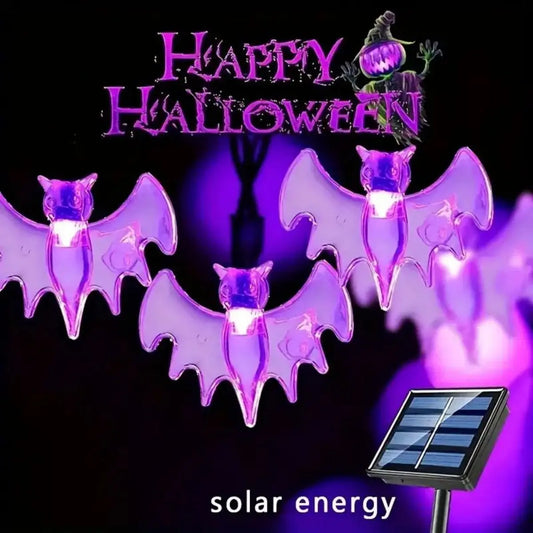 Solar Spooktacular Bat Lights -SHS237