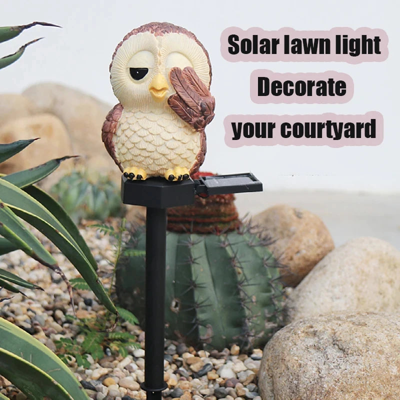 Cute Owl Pathway Light -SHS212