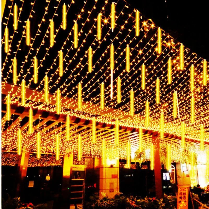 Meteor Shower LED String Lights – Outdoor Falling Rain Drop Fairy Lights for Christmas-SHS248