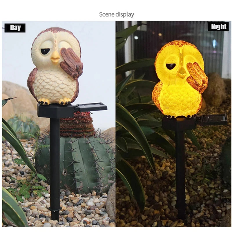 Cute Owl Pathway Light -SHS212