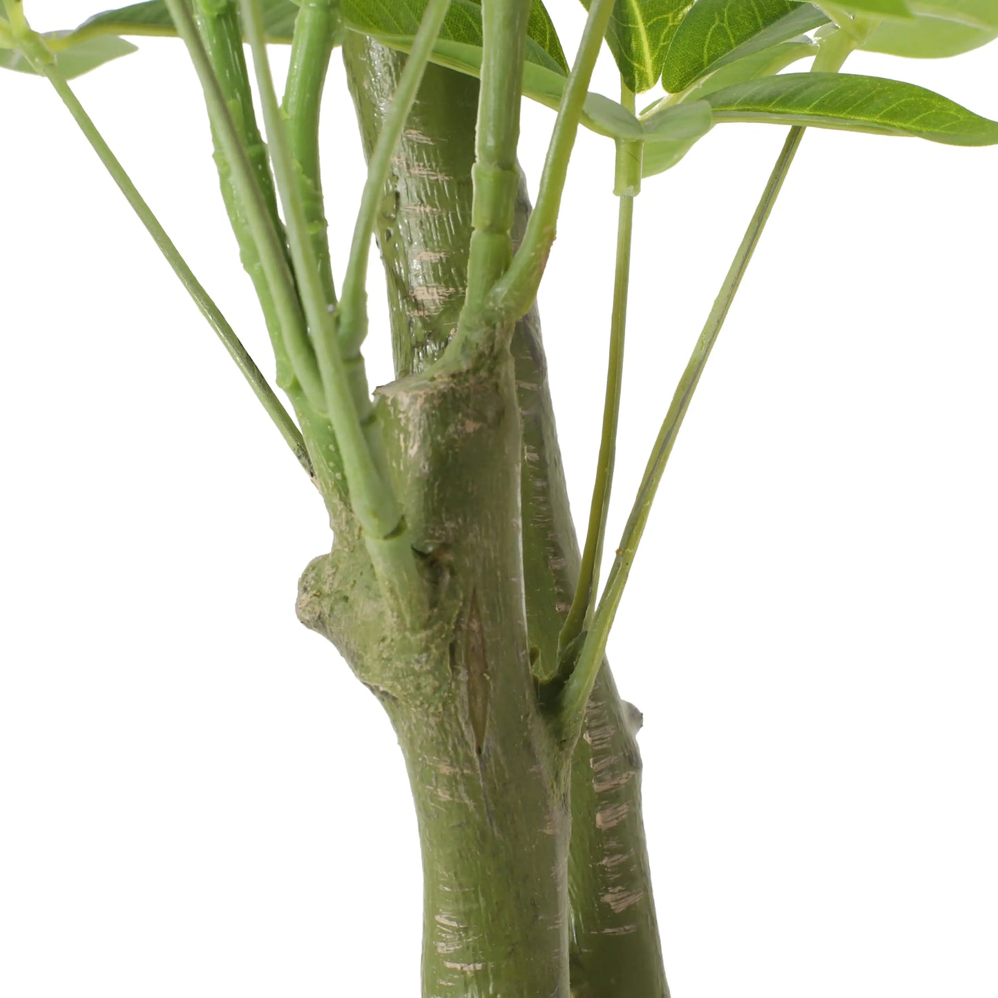 Artificial Pachira Macrocarpa Money Tree – Pre-Potted Feng Shui Plant, 63" Tall