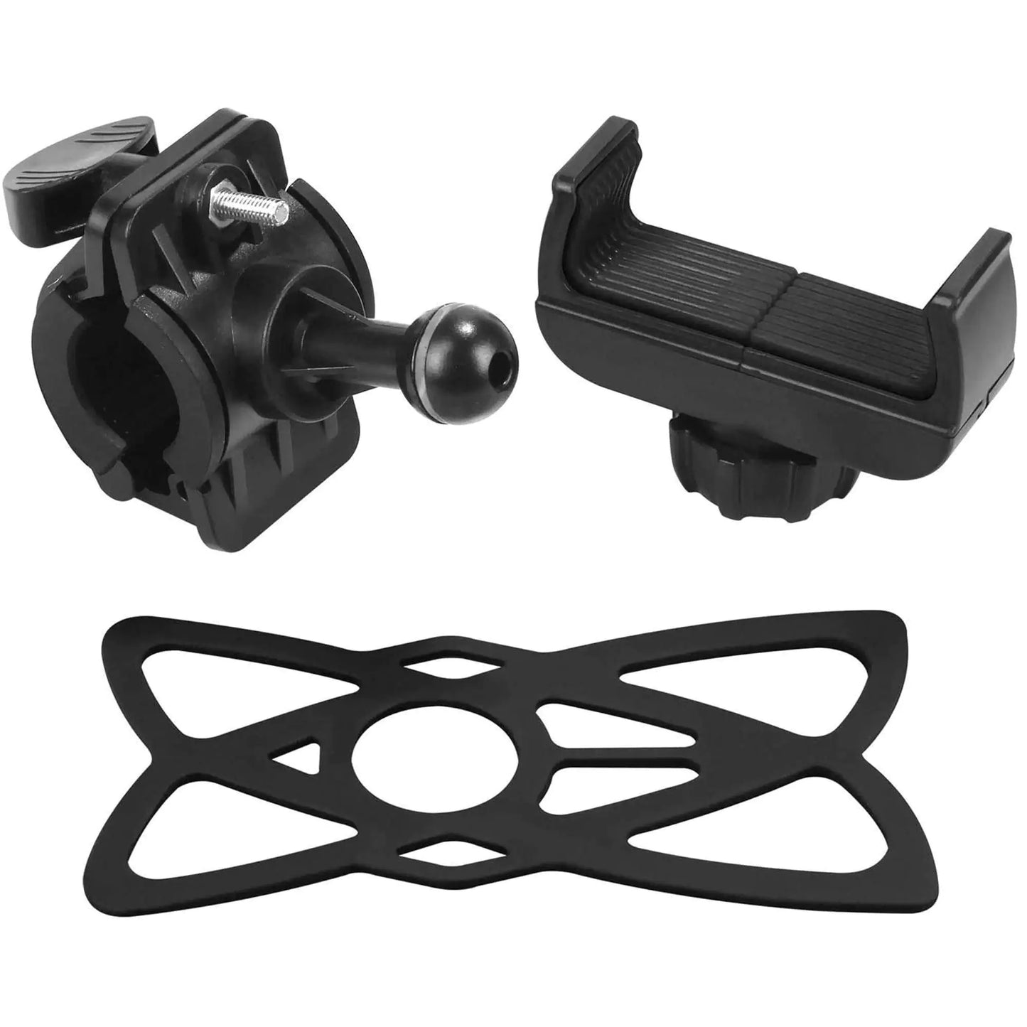 Universal Bike Phone Mount Holder – 360° Rotation, Secure Grip, Easy Install – Fits iPhone, Samsung, GPS – for Bicycle, Motorcycle, Scooter