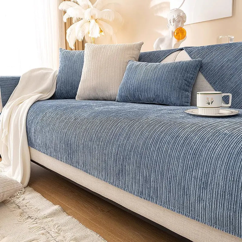 Universal Chenille Sofa Cover – All-Season Stretch Couch Protector