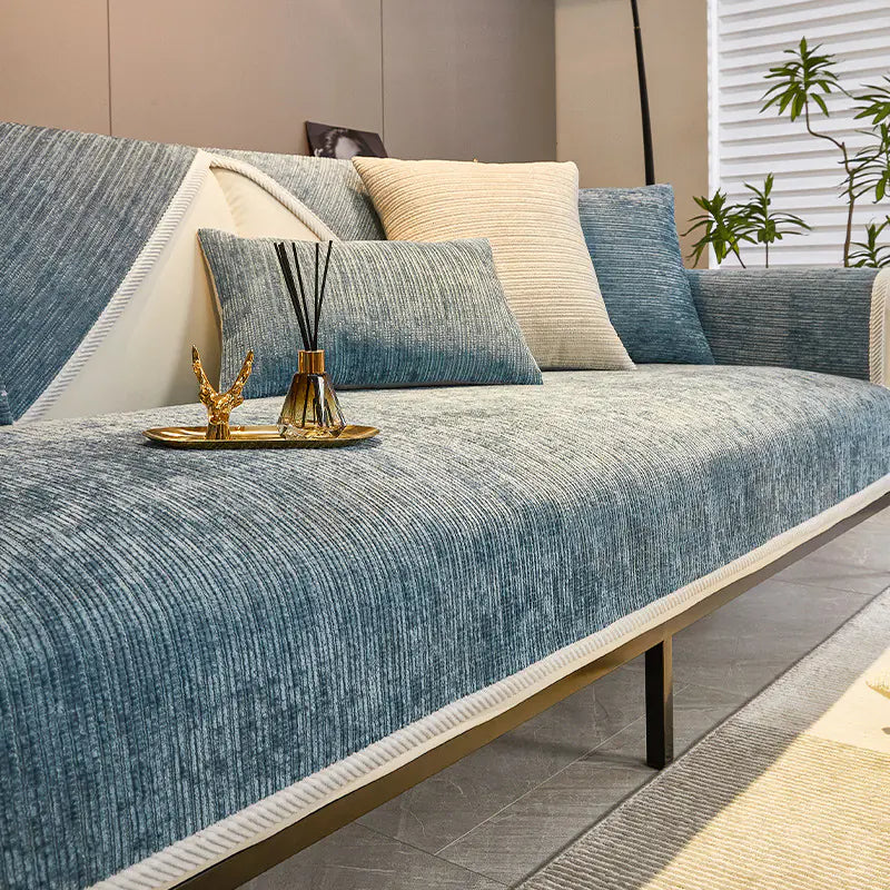 Universal Chenille Sofa Cover – All-Season Stretch Couch Protector