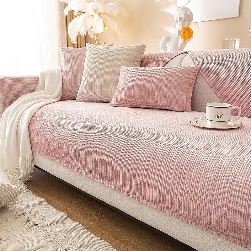 Universal Chenille Sofa Cover – All-Season Stretch Couch Protector